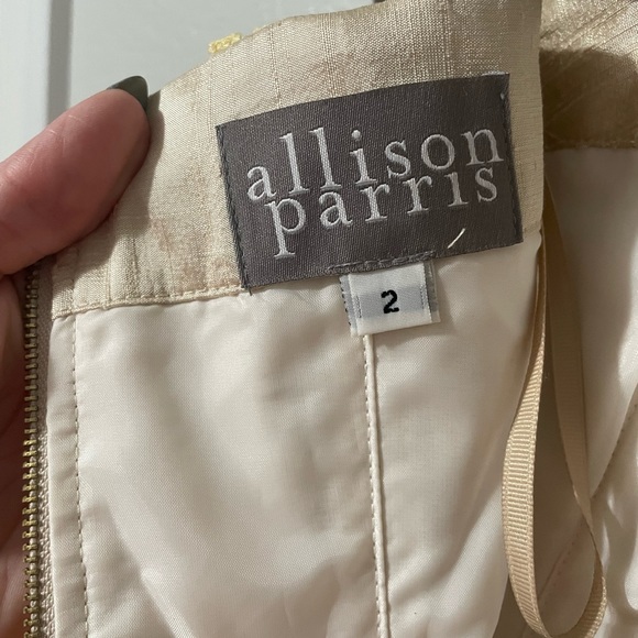 Allison Parris Strapless Lace Mini Dress - Picture 9 of 9